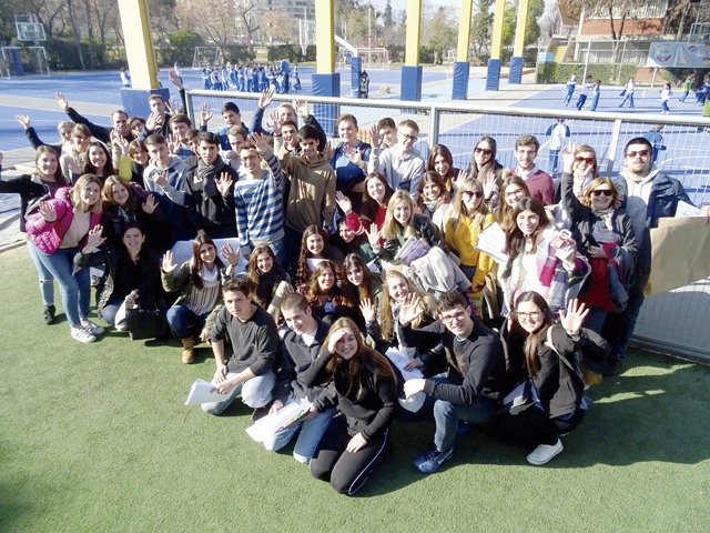 Das Insalco erhielt Besuch aus Buenos Aires: 28 Studierende des Berufsbildungszentrums zu Gast in Santiago