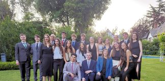 Abiturfeier in der Residenz der deutschen Botschafterin